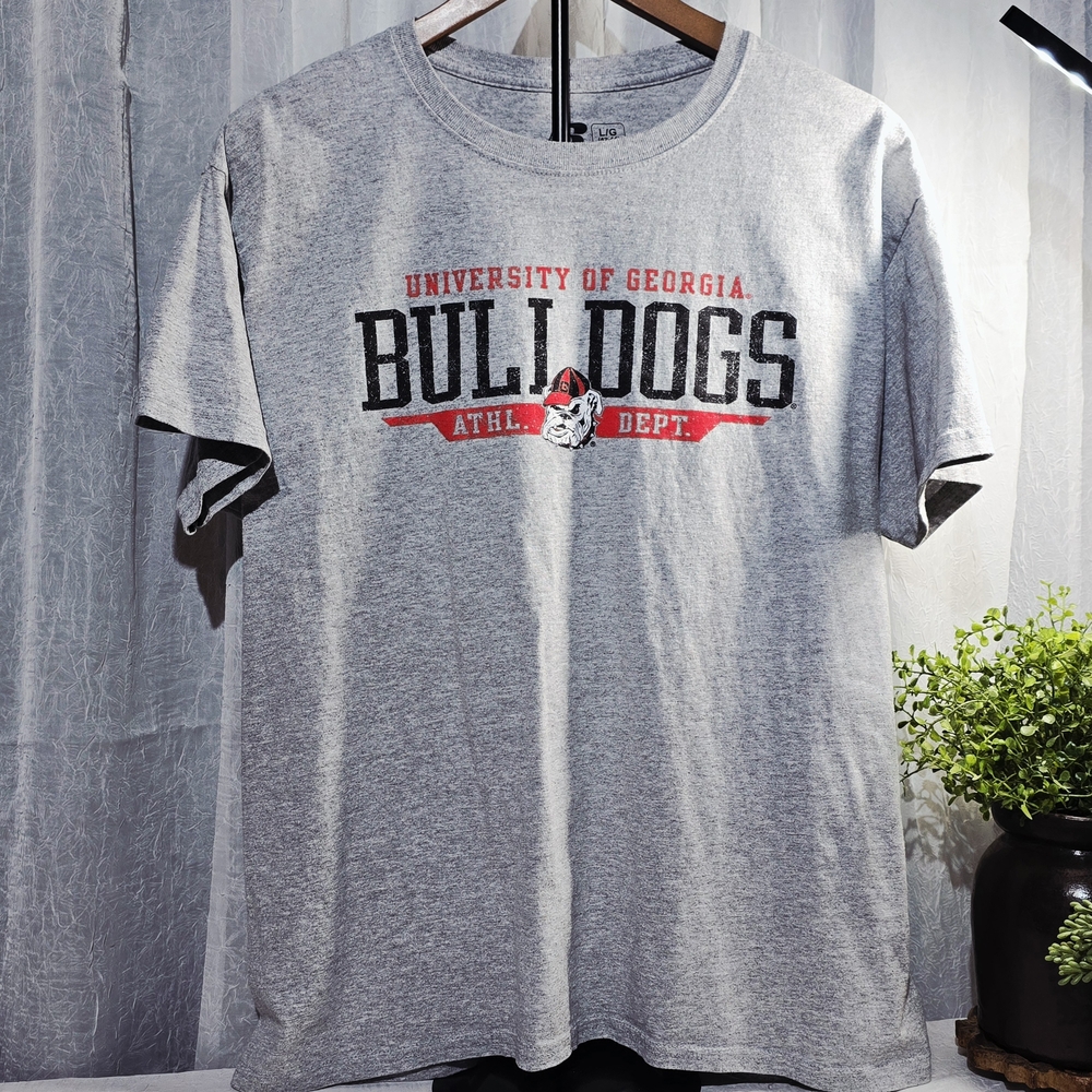 University of Georgia Bulldogs Athletic Dog Tee - Gray LG 0029
